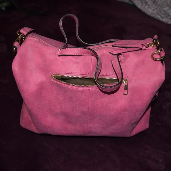 Pink Faux Leather Purse - Picture 2 of 14